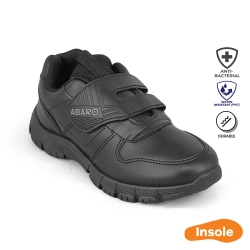 Black School Shoes Mesh 2323A Primary | Secondary Unisex ABARO [NAME YOUR SHOES]